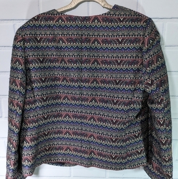 Tahari ASL Textured Open Jacket/Blazer - Picture 2 of 4